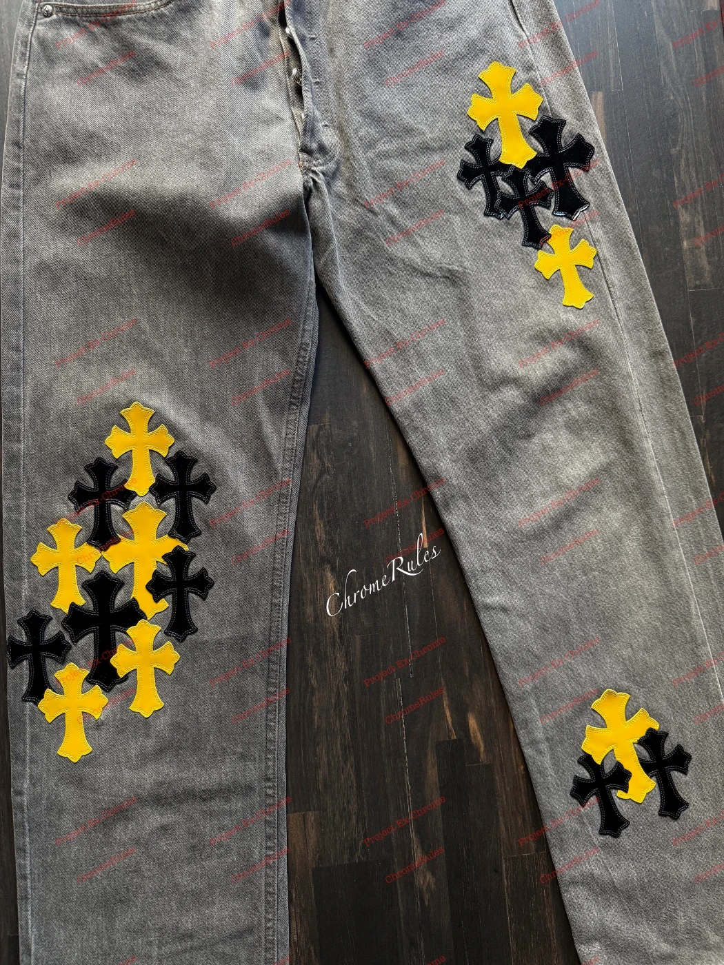 Kris’ Patent Patch Levis 501 — 画像 1
