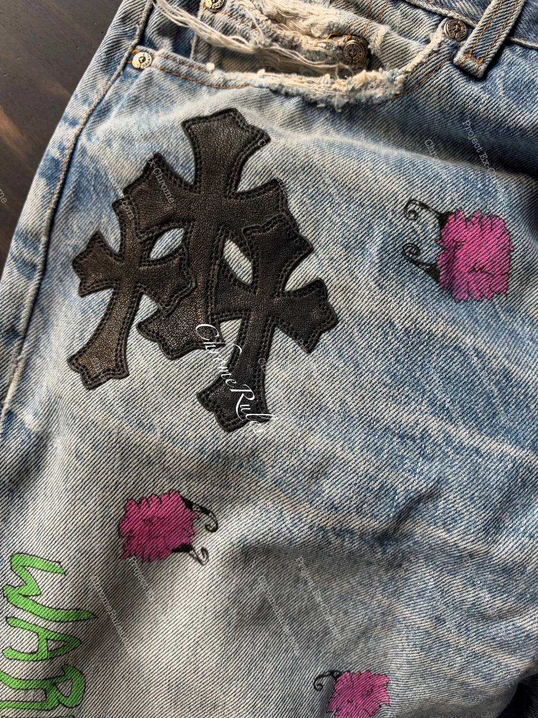 Matty Graffiti Patch Levi’s 501 — image 1