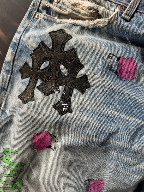 Matty Graffiti Patch Levi’s 501 — image 1