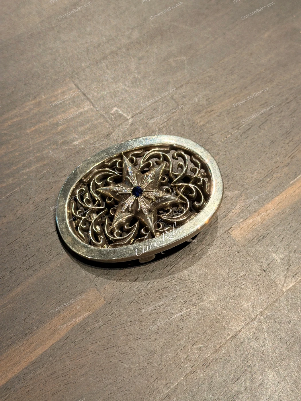 Sapphire w Diamond Star Buckle — 画像 1