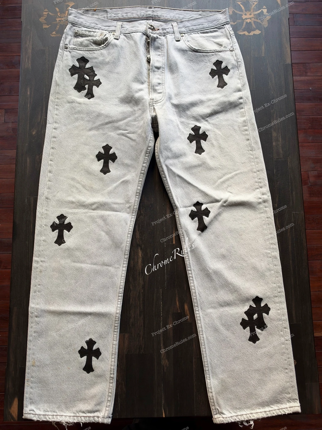 White Grey Levi’s 501 — image 1