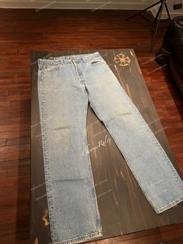 St. Barth Pink Pocket Levi’s 501 — image 1