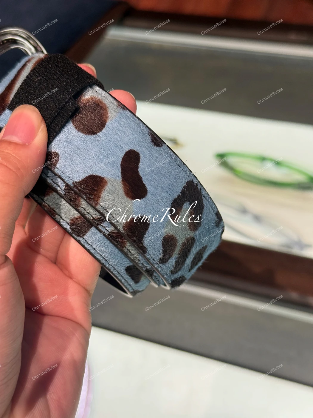 Blue Leopard Strap — image 1