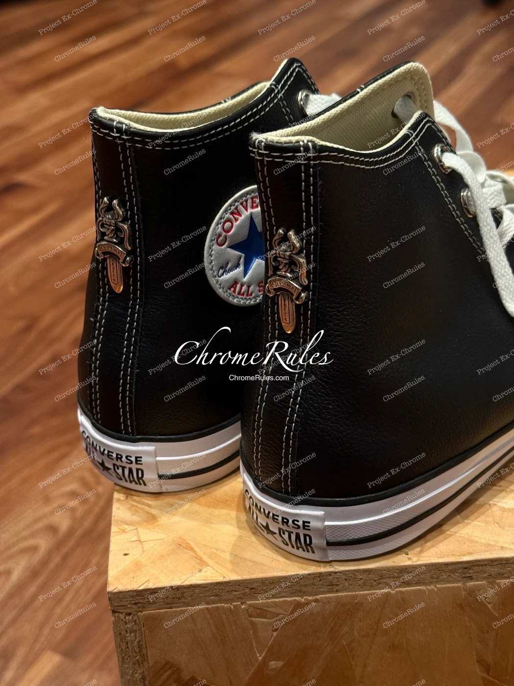 Classic Patch Leather Converse — image 1