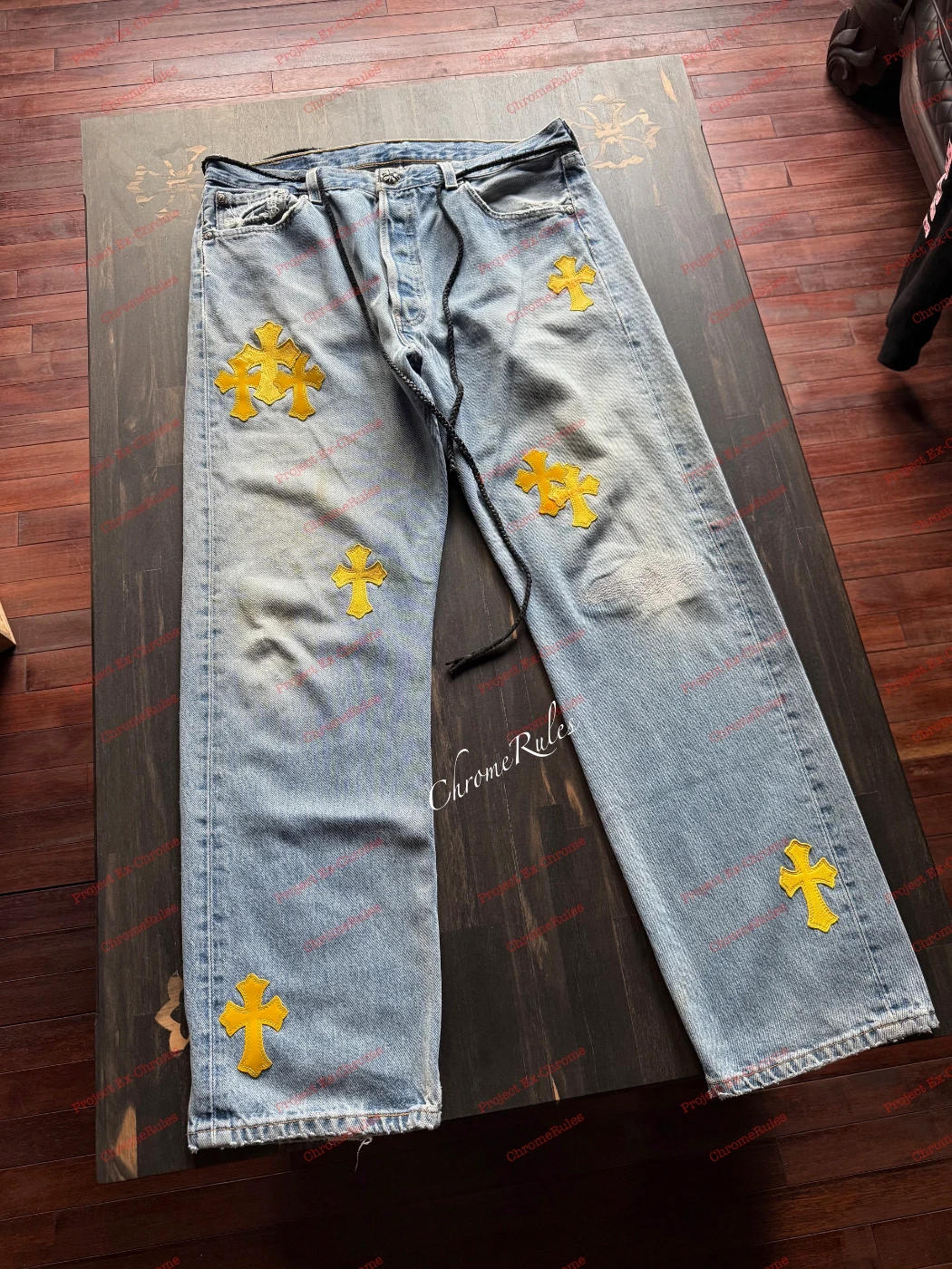 1of1 Yellow Patch Levi’s 501 — 画像 1