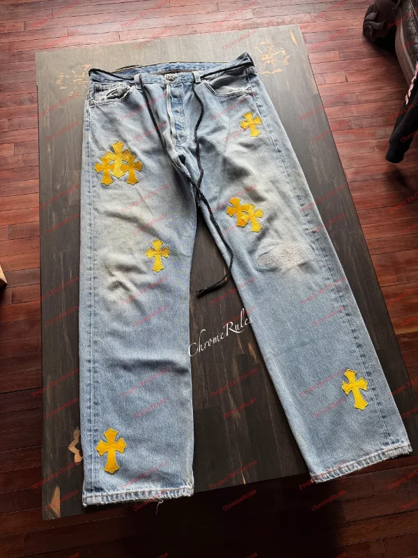 1of1 Yellow Patch Levi’s 501 — image 1