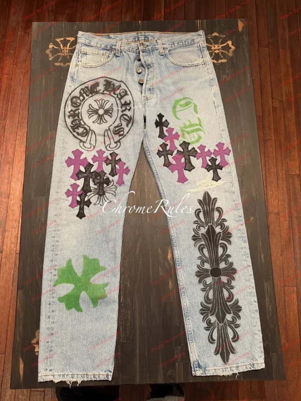 Green Stencil Patch Levi’s 501 — image 1