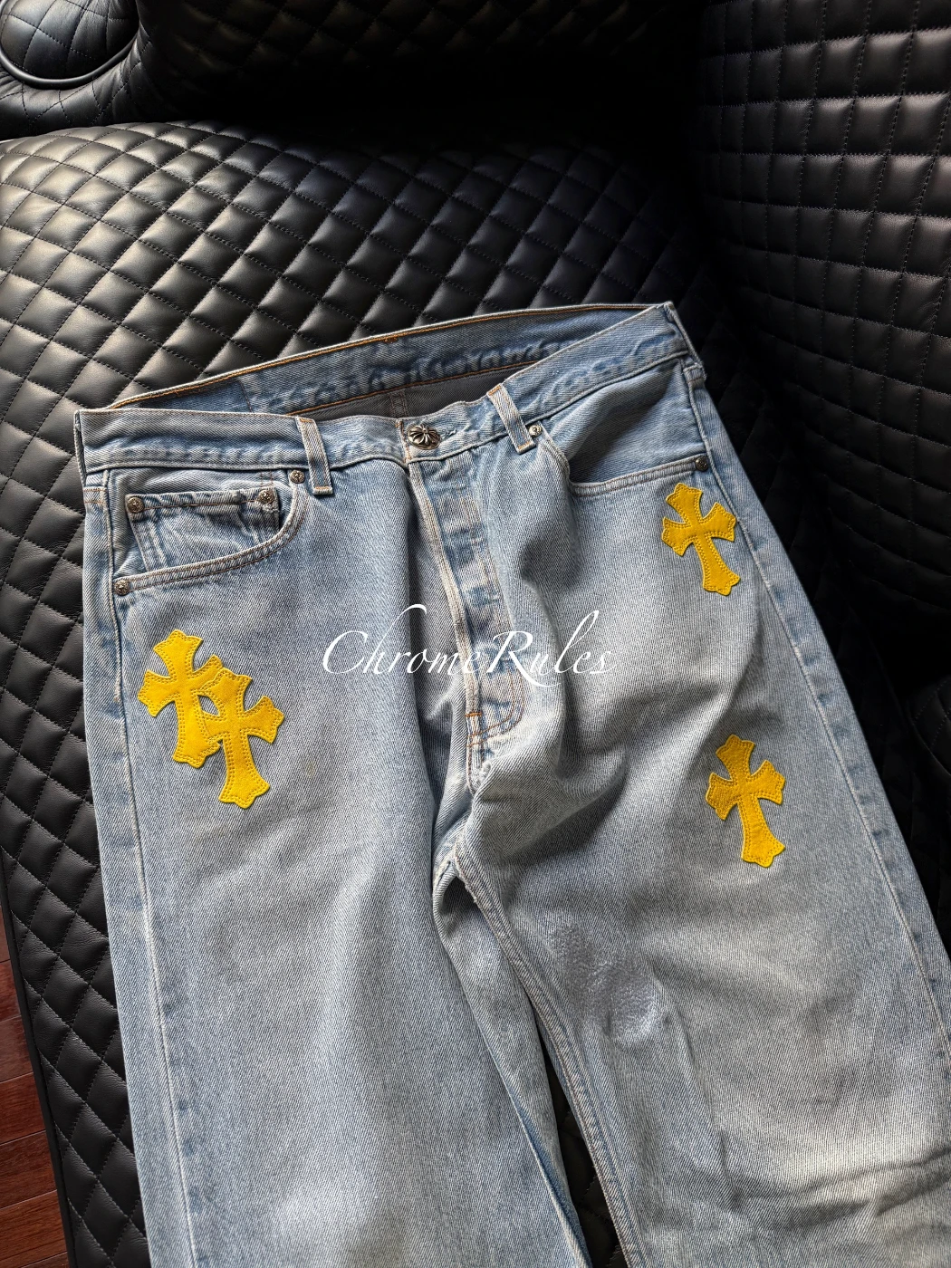 Friend& Family Yellow Patch Levi’s 501 — 画像 1
