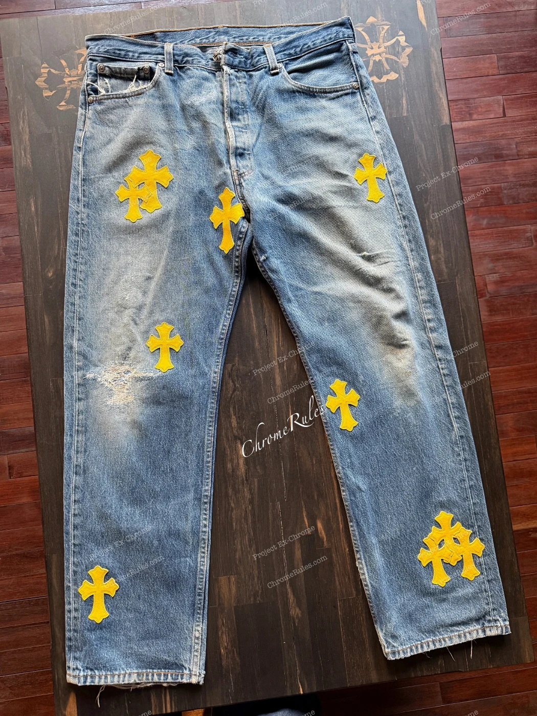 Yellow Patch Levi’s 501 — 画像 1