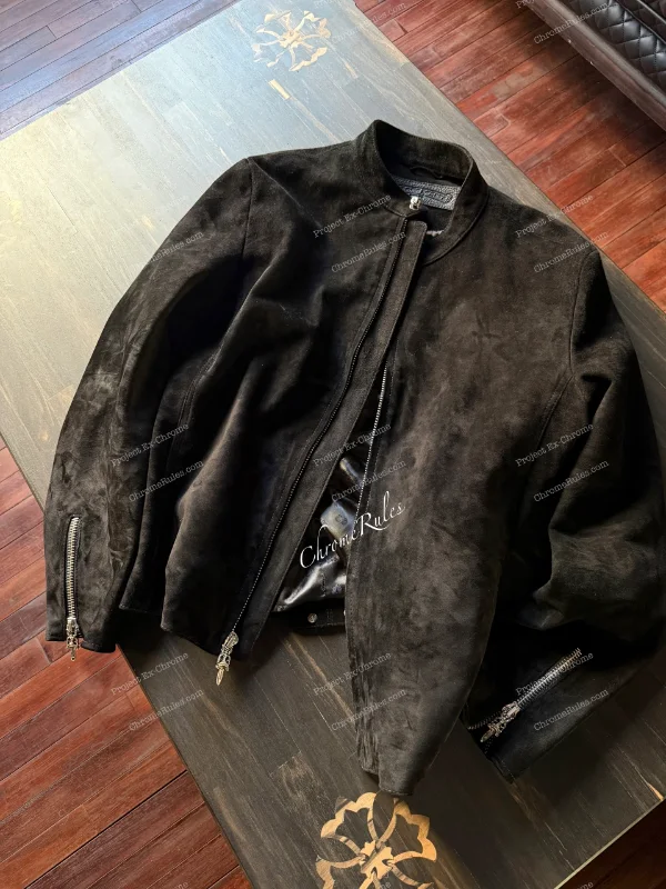 Cafe Racer Suede Jacket — image 1