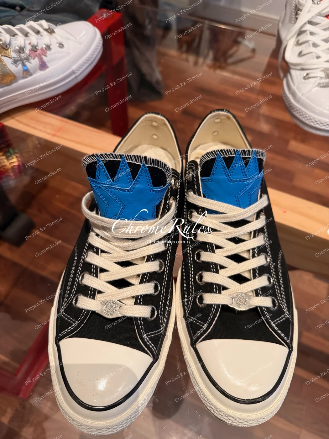 Blue Star Patch Converse — image 1